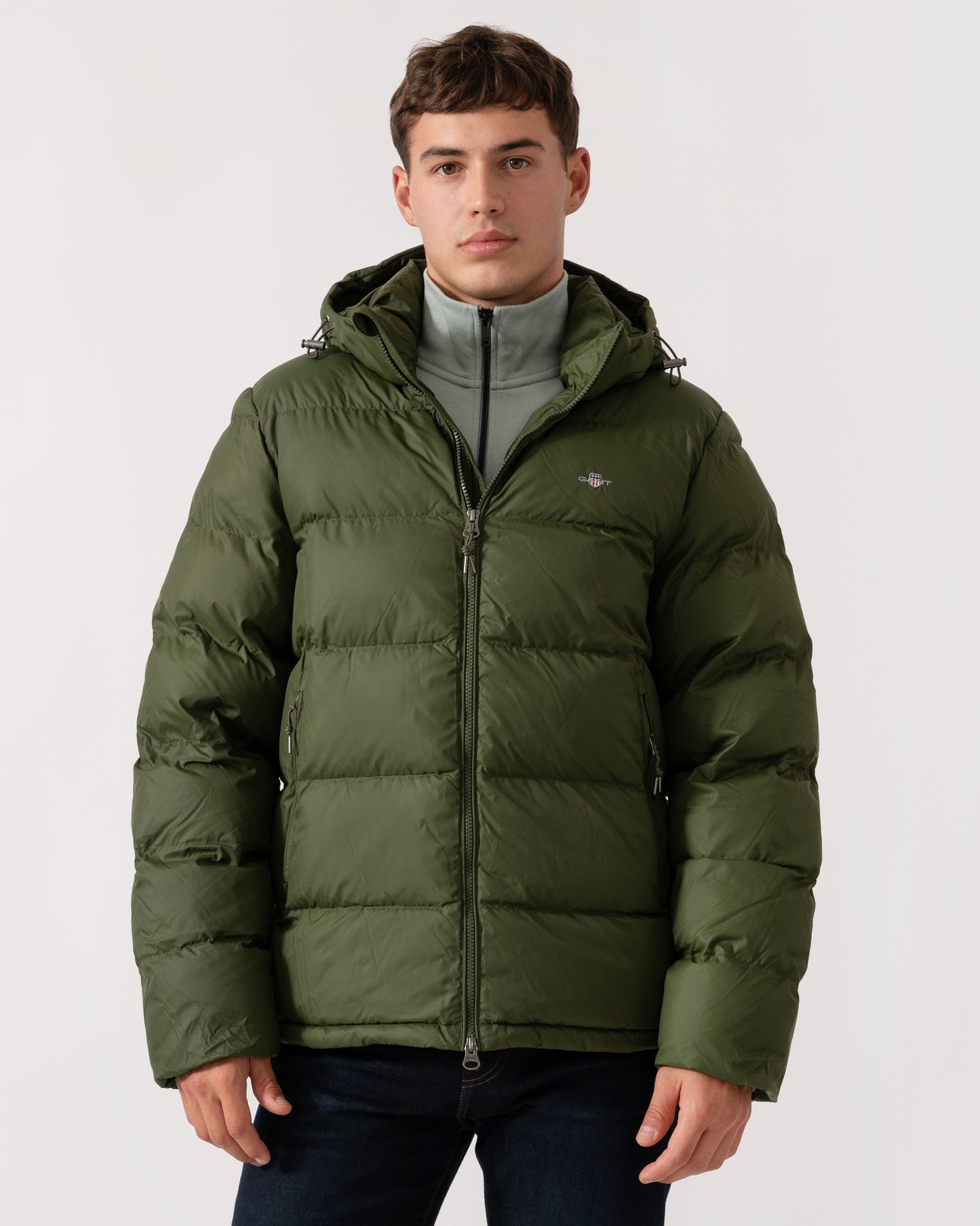 GANT Mens Active Cloud Puffer Jacket - 360 Country Green