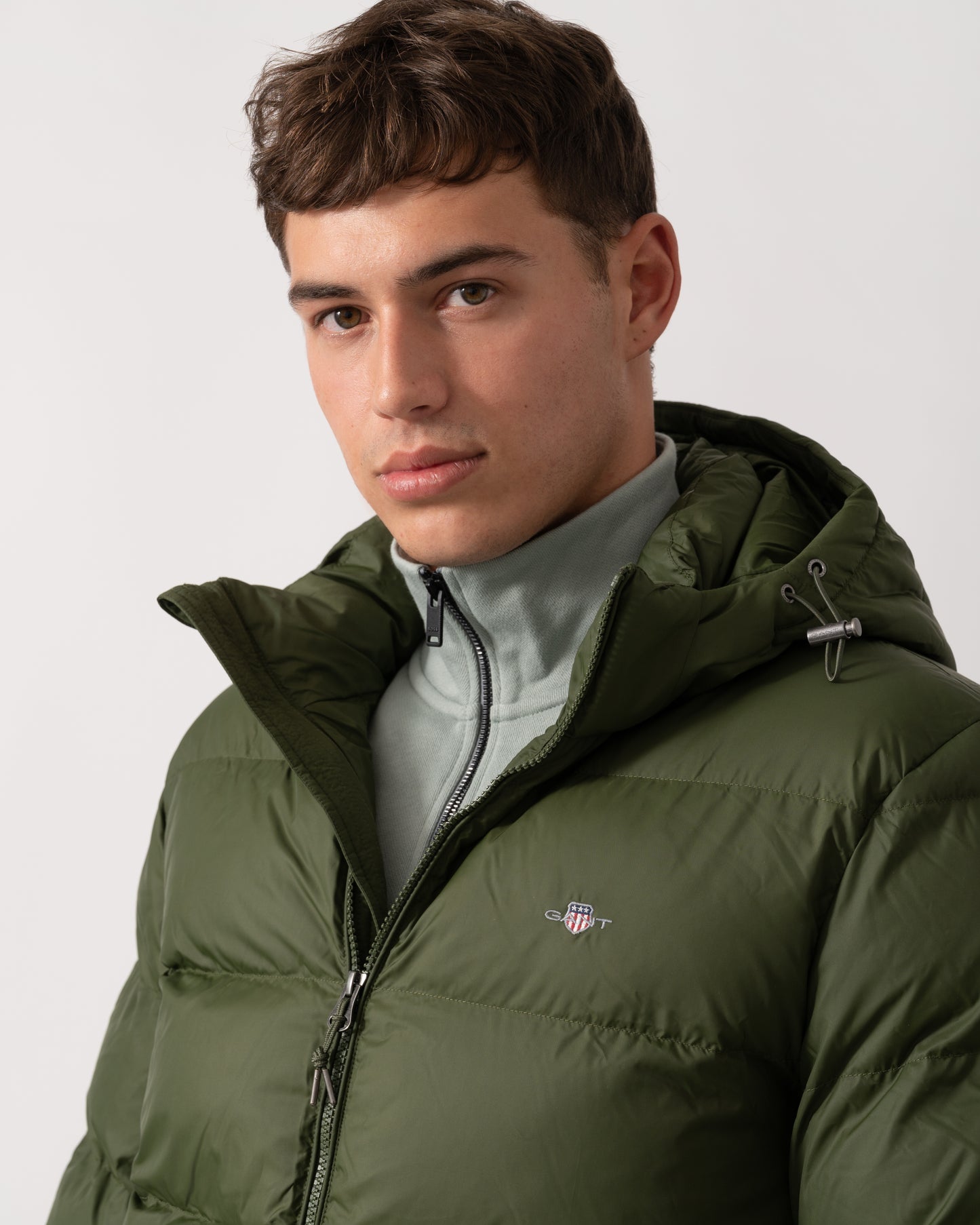 GANT Mens Active Cloud Puffer Jacket - 360 Country Green
