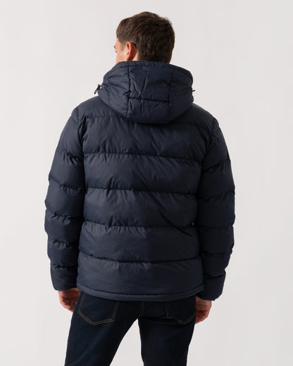 GANT Mens Active Cloud Puffer Jacket - 433 Evening Blue