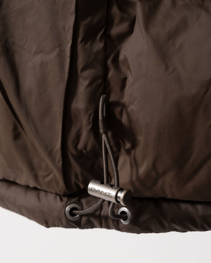 Detail on the GANT Mens Active Cloud Vest - 217 Black Brown