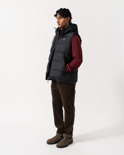 Side of the GANT Mens Active Cloud Vest - 5 Black