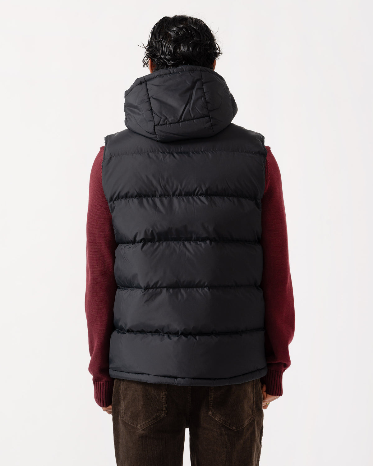 Back of the GANT Mens Active Cloud Vest - 5 Black