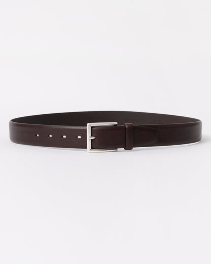 GANT Mens Classic Cow Leather Belt - 274 Rich Brown - front
