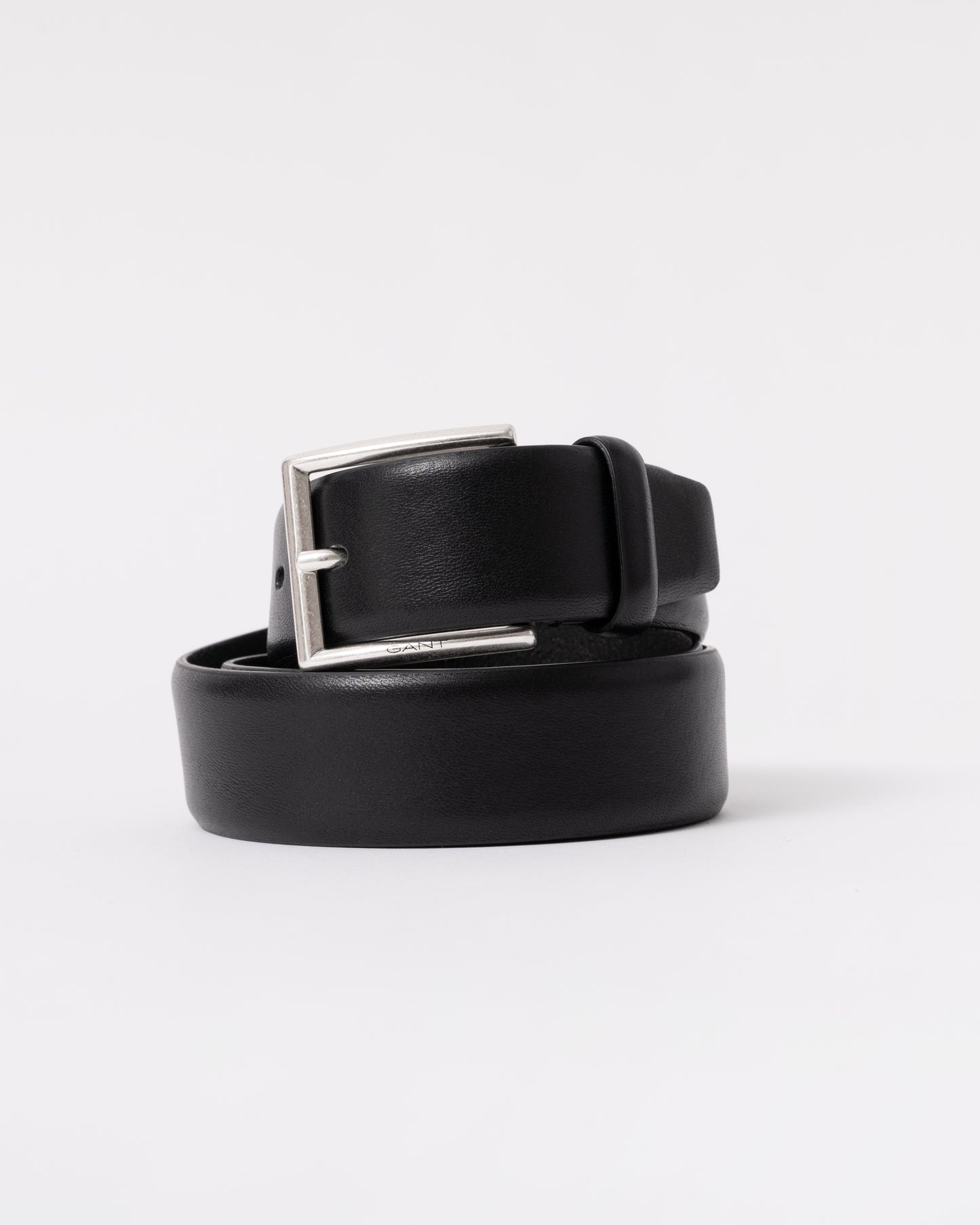 GANT Mens Classic Cow Leather Belt - 5 Black