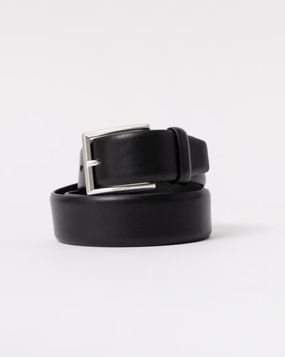 GANT Mens Classic Cow Leather Belt - 5 Black