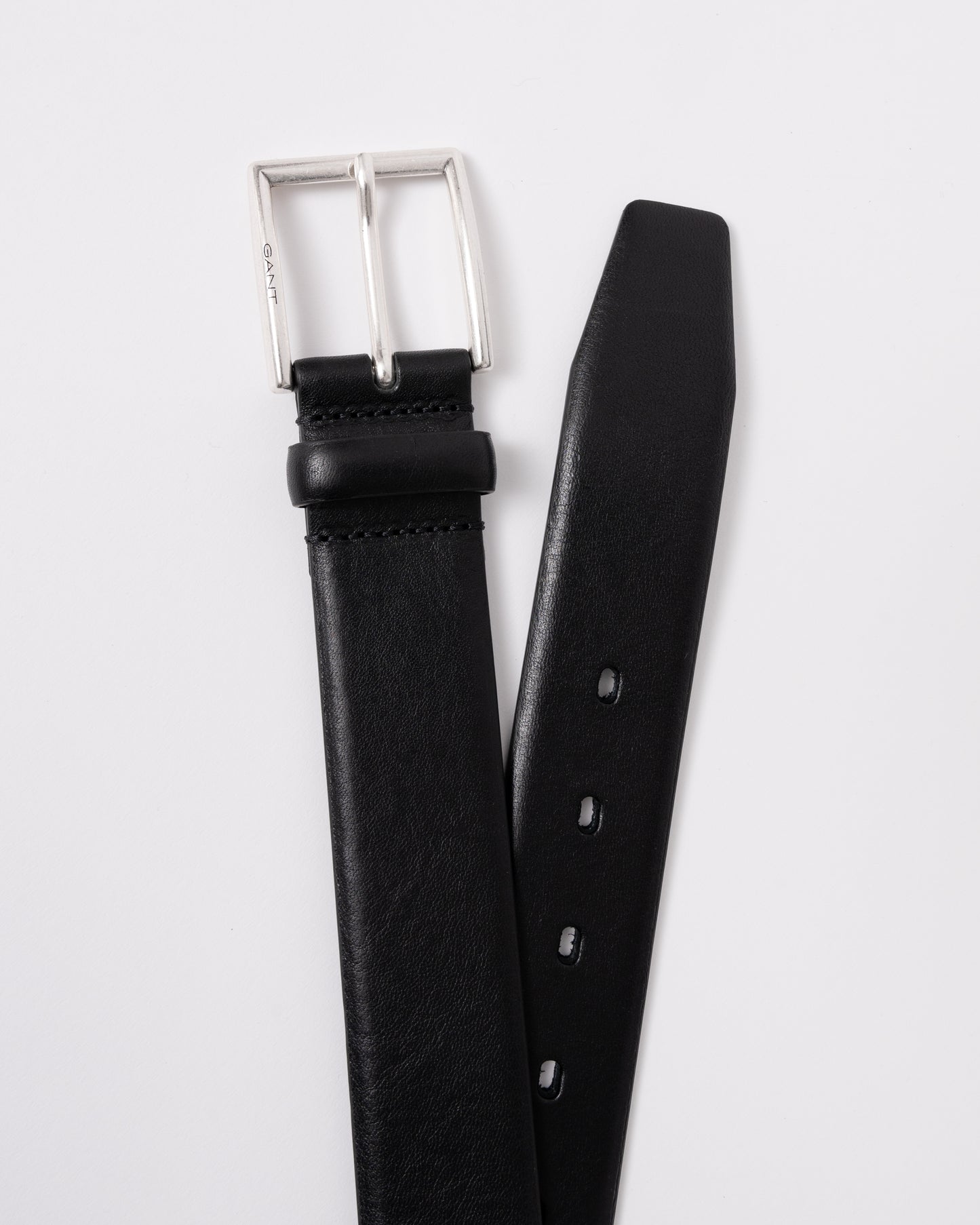 GANT Mens Classic Cow Leather Belt - 5 Black