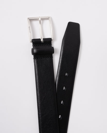 GANT Mens Classic Cow Leather Belt - 5 Black