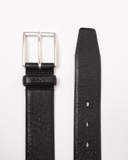 GANT Mens Classic Leather Belt - 5 Black