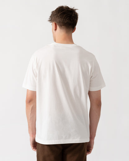 GANT Mens Factory Graphic Short Sleeve T-Shirt - 113 Eggshell back