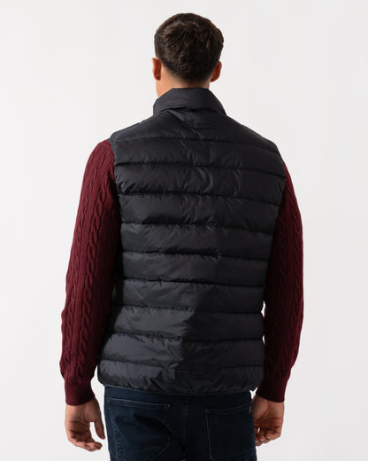 GANT Mens Light Down Padded Gilet - 5 Black