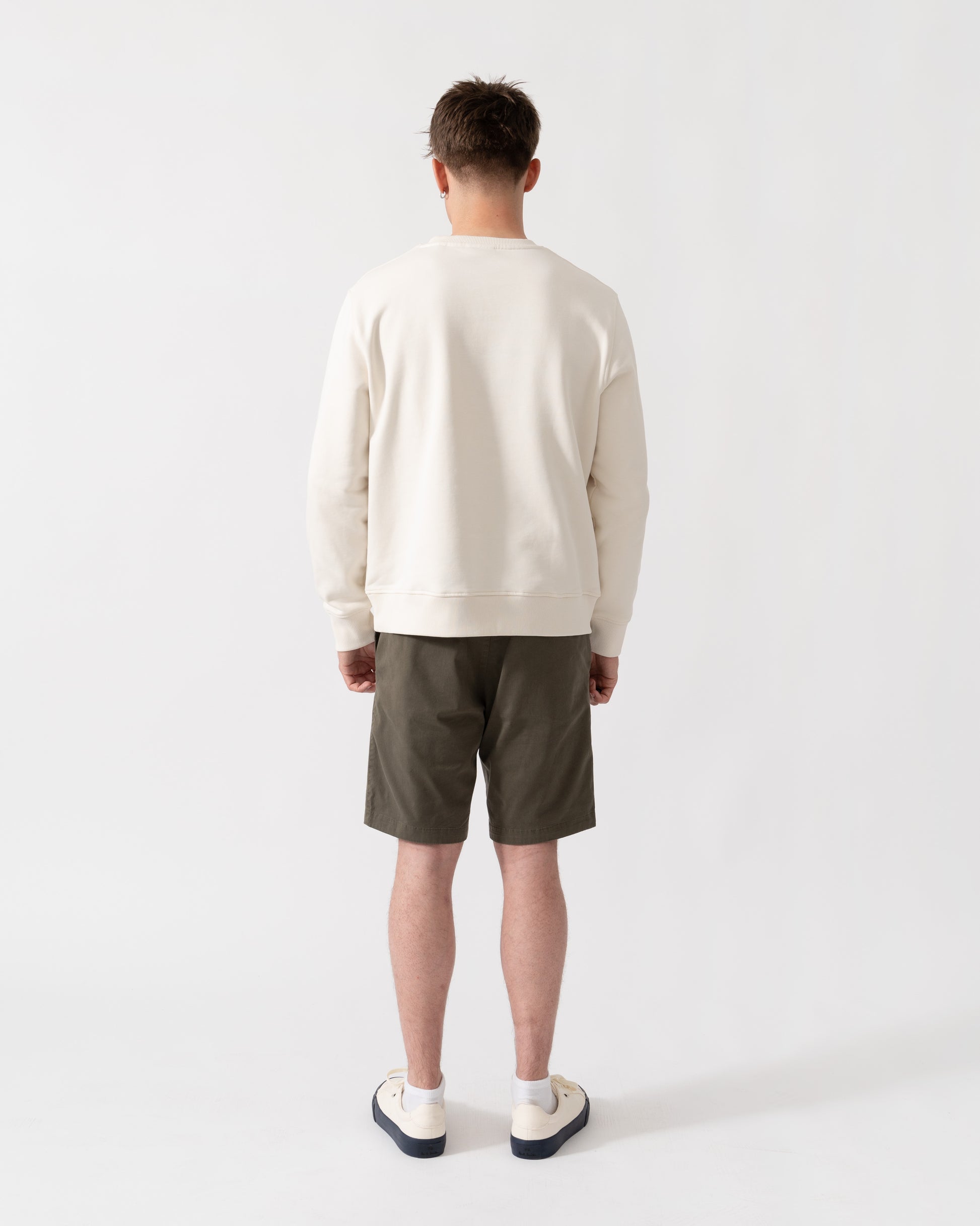 GANT Mens NYC Graphic Crew Neck Sweatshirt - 130 Cream