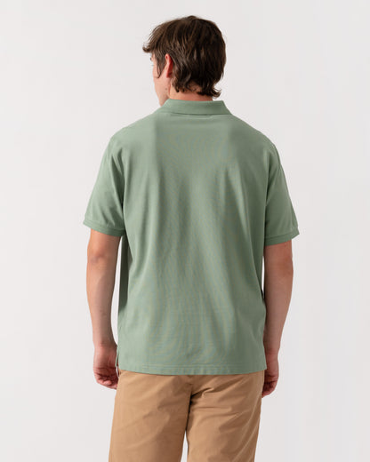 GANT Mens Regular Fit Short Sleeve Shield Logo Pique Polo - 308 Surplus Mint