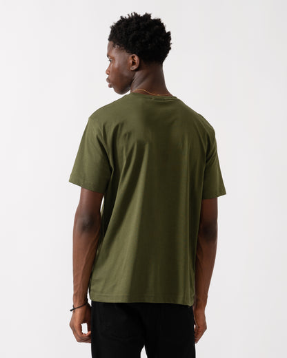 GANT Mens Regular Fit Short Sleeve Shield Logo T-Shirt - 360 Country Green