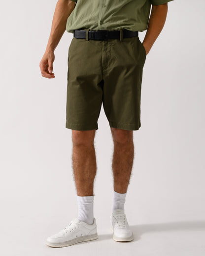 GANT Mens Relaxed Twill Shorts - 301 Juniper Green