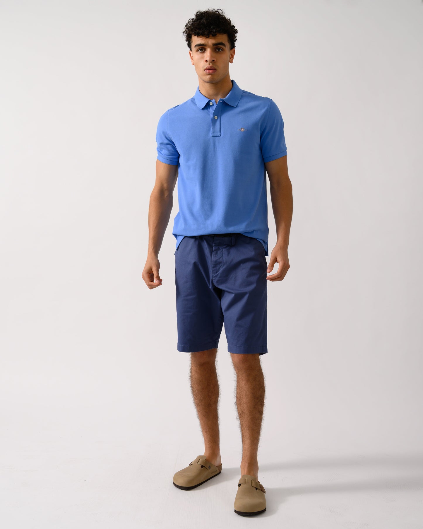GANT Mens Relaxed Twill Shorts - 401 Dusty Navy