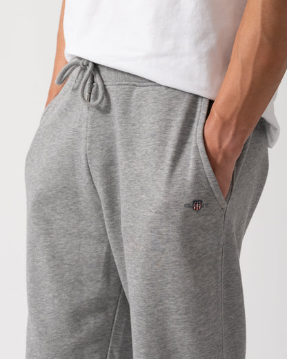 GANT Mens Shield Sweatpants - 93 Grey Melange