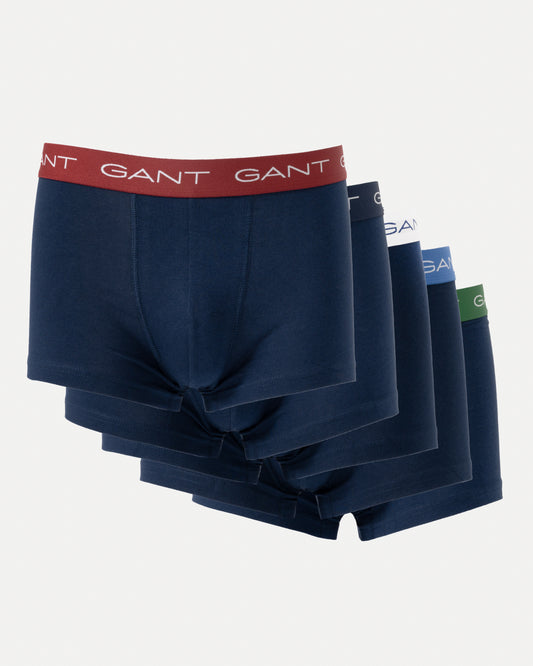 GANT Mens Trunk 5-Pack - 410 Marine