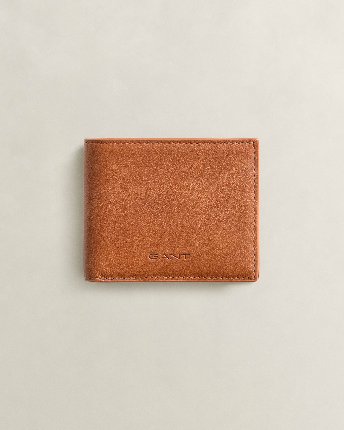 GANT Mens Leather Bifold Wallet - 229 Mahogany Brown | CHO | Designer Mens Wallets