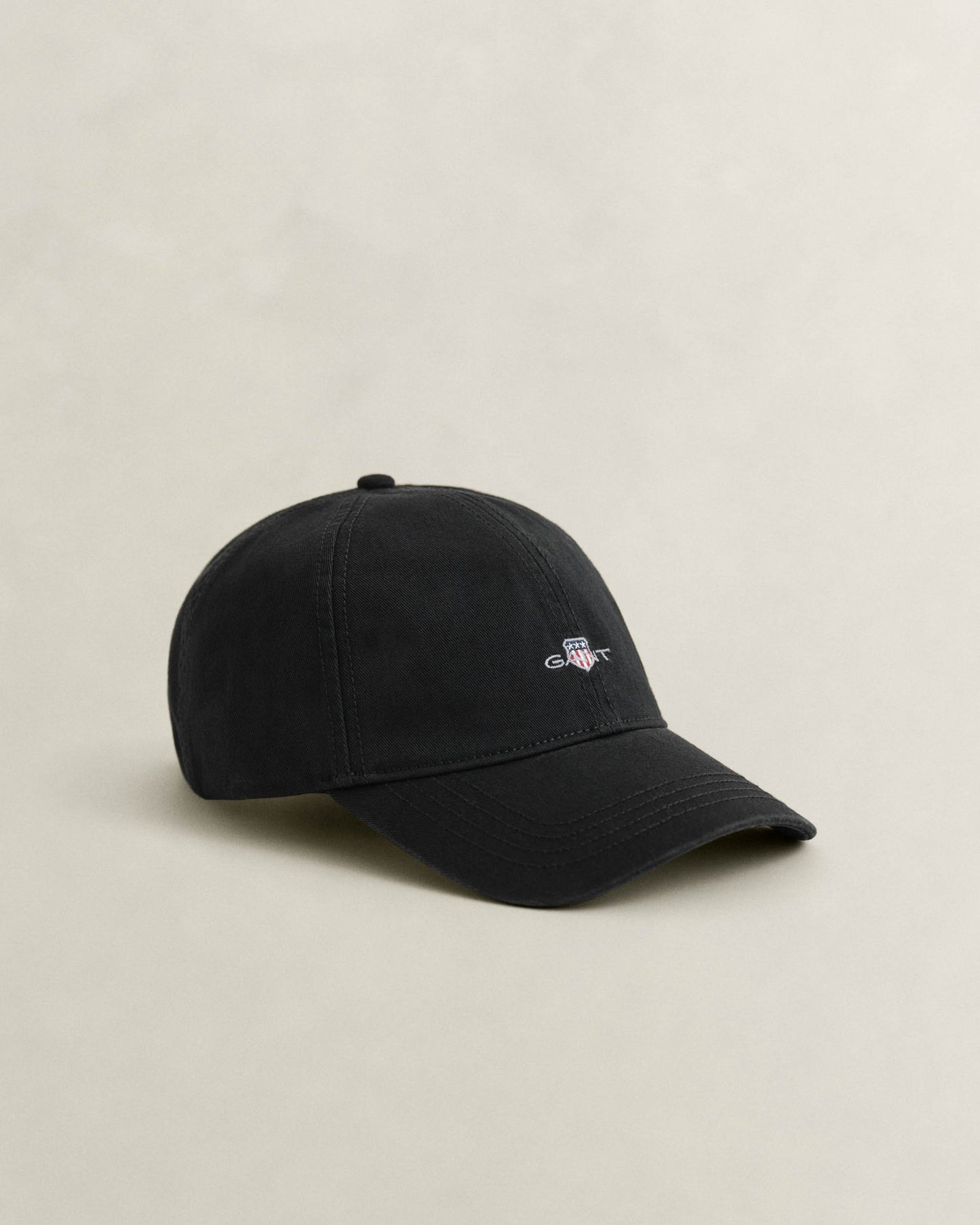GANT Mens Shield Logo Cotton Twill Cap - 5 Black