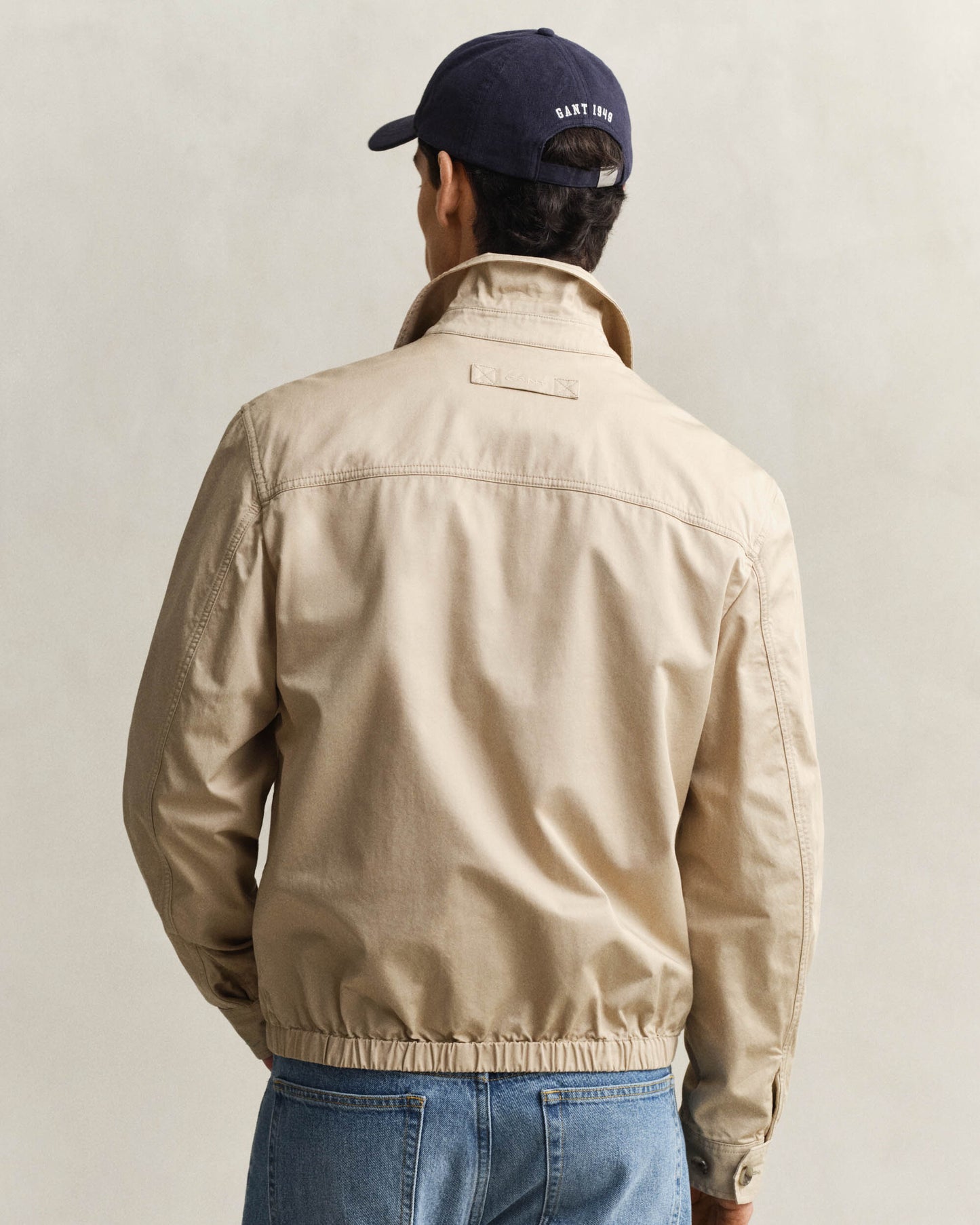 GANT Mens Cotton Windcheater Jacket - 200 Oat Beige