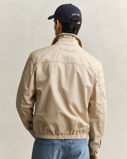 GANT Mens Cotton Windcheater Jacket - 200 Oat Beige