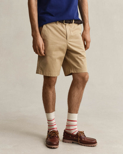 GANT Mens Regular Fit Classic Chino Shorts - 248 Dark Khaki