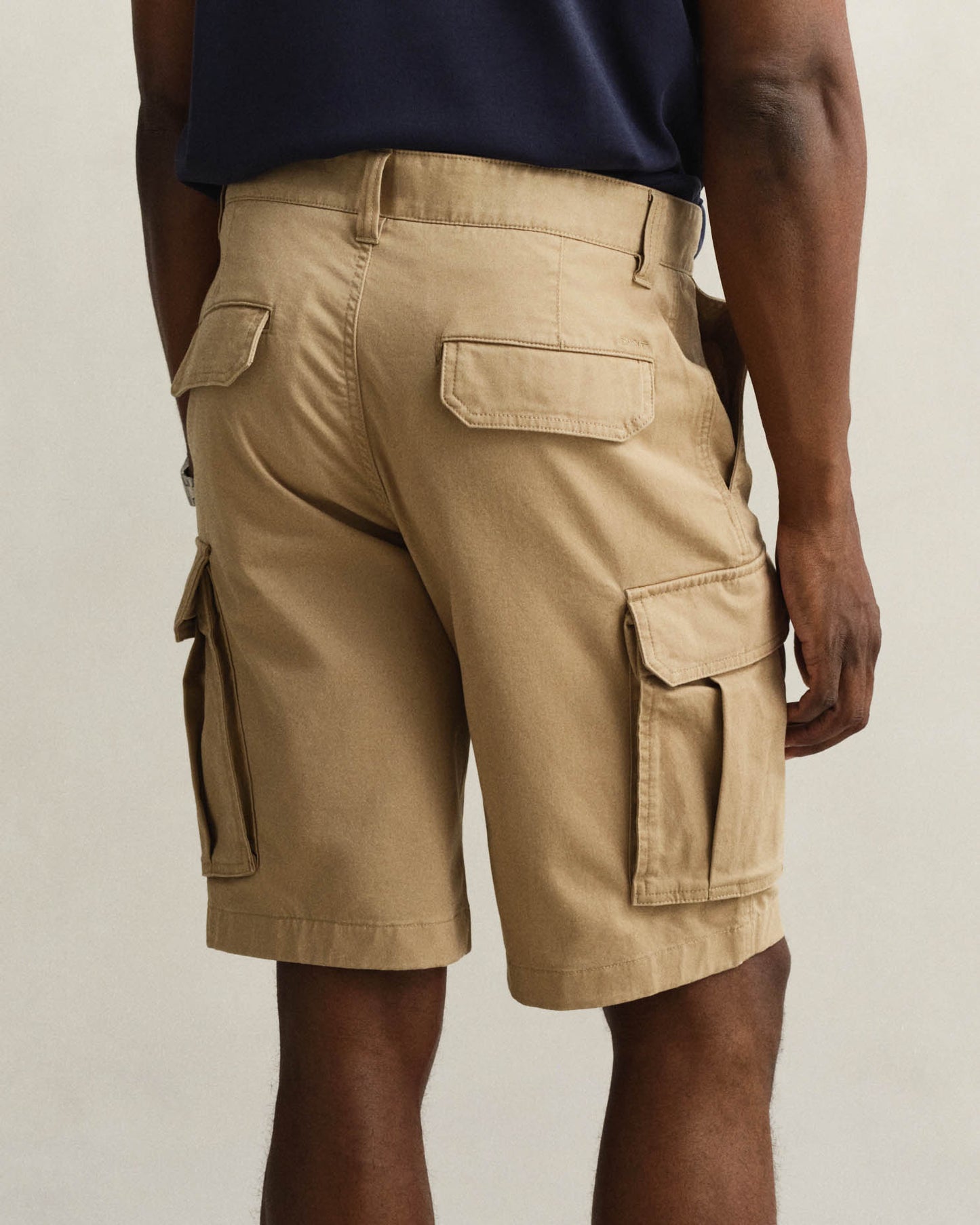 GANT Mens Regular Fit Classic Cargo Shorts - 248 Dark Khaki