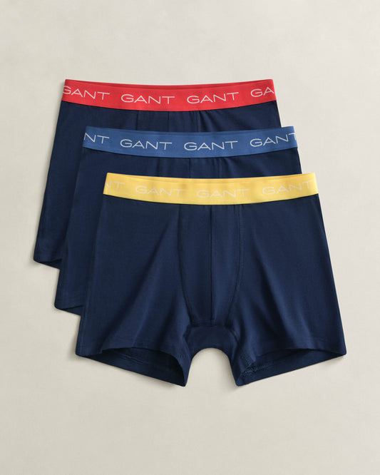 GANT Mens Boxer Brief 3-Pack - 410 Marine