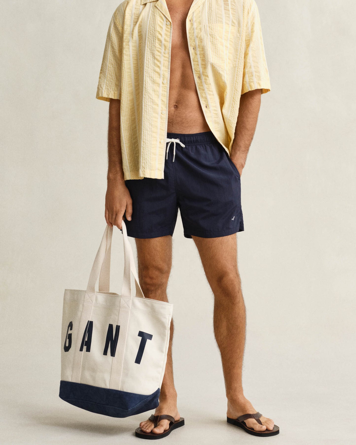 GANT Mens Swim Shorts - 410 Marine