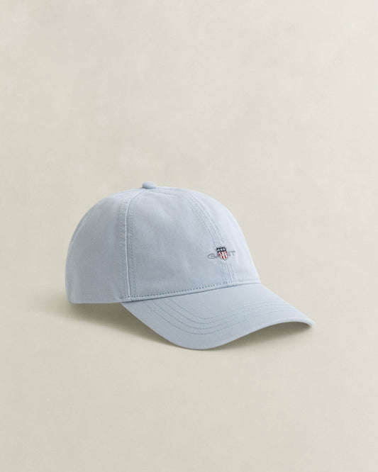 GANT Mens Shield Logo Cotton Twill Cap - 420 Muted Blue