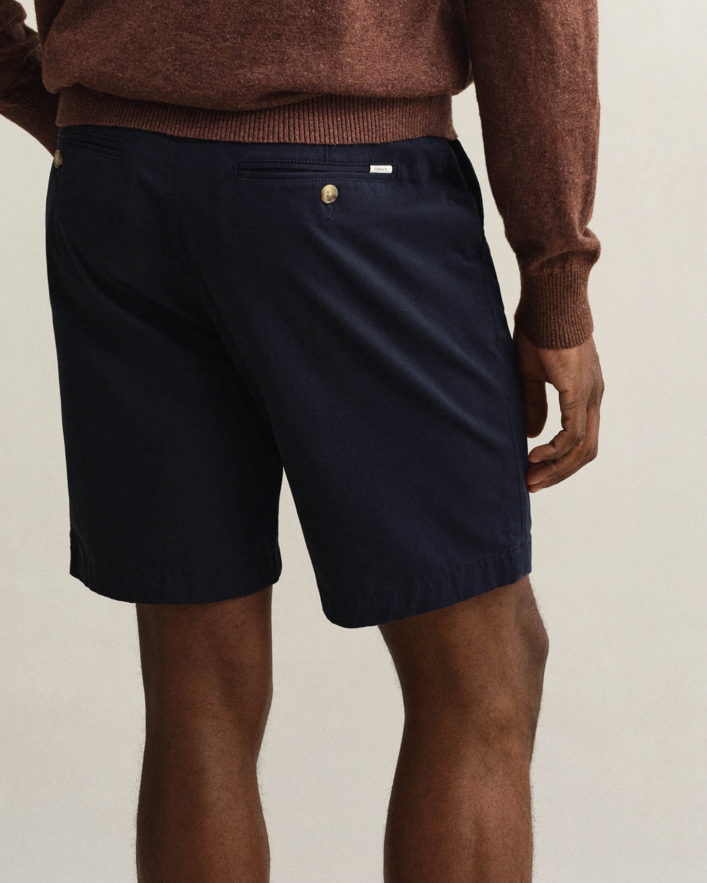 GANT Mens Regular Fit Classic Chino Shorts - 433 Evening Blue