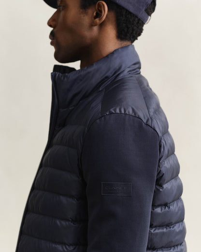 GANT Mens Hybrid Jacket - 433 Evening Blue