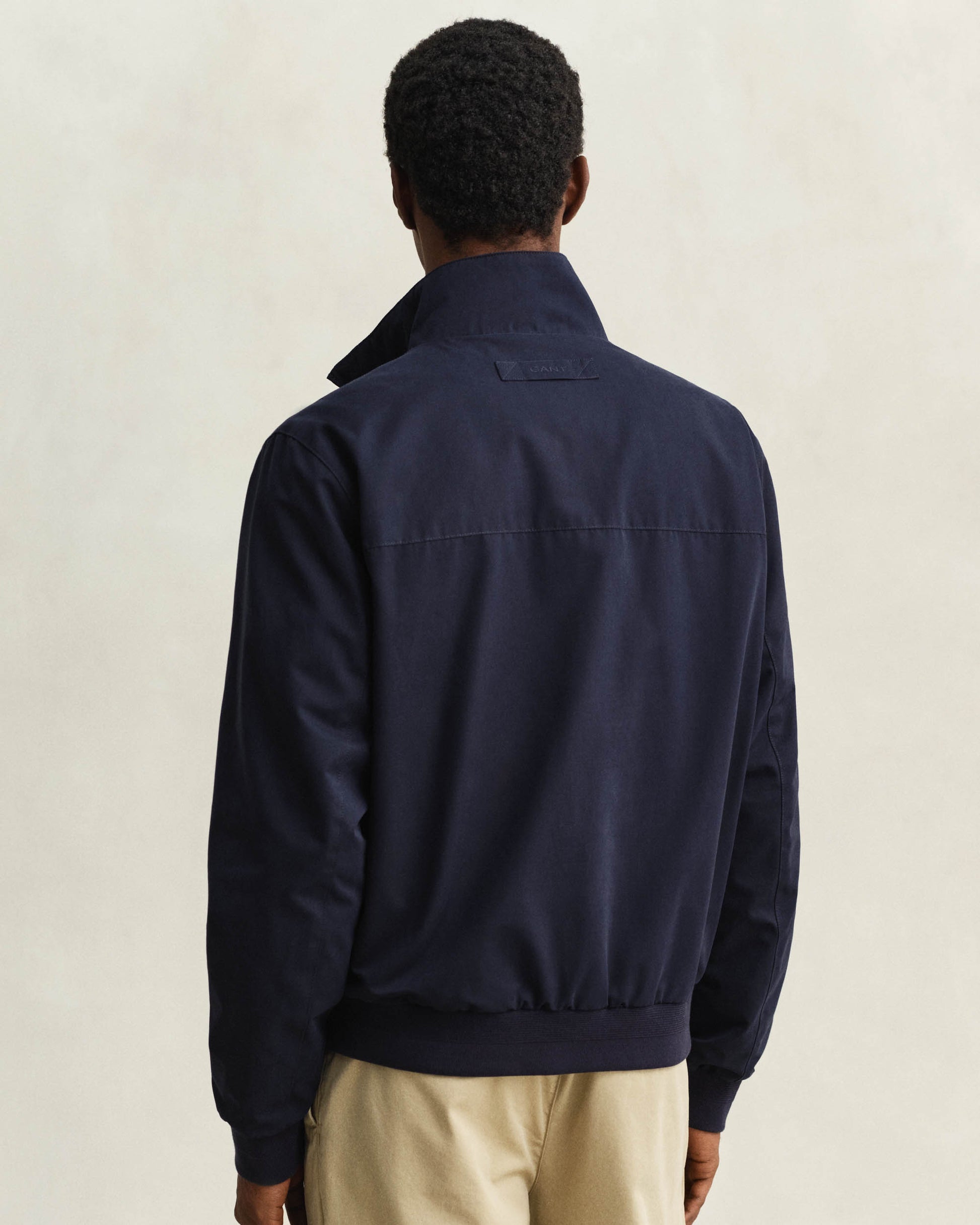 GANT Lightweight Mens Hampshire Jacket - 433 Evening Blue | CHO | Designer Mens Light Jackets