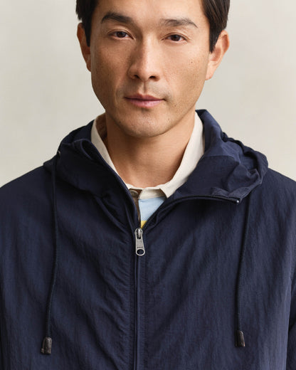 GANT Mens Windbreaker Jacket - 433 Evening Blue