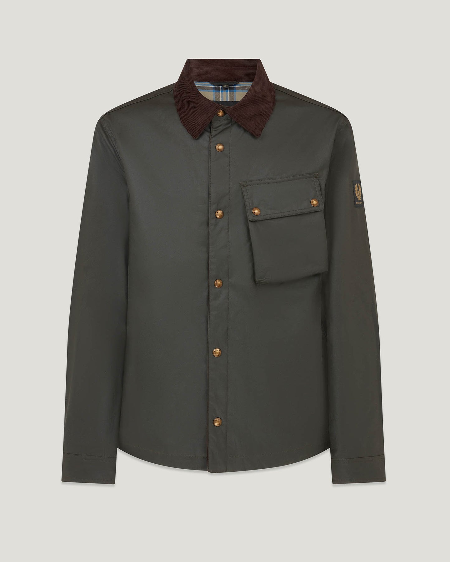Belstaff Ground Mens Jacket Faded - Olive