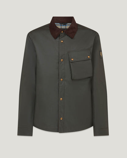 Belstaff Ground Mens Jacket Faded - Olive