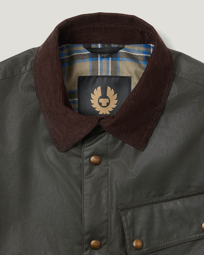 Belstaff Ground Mens Jacket Faded - Olive