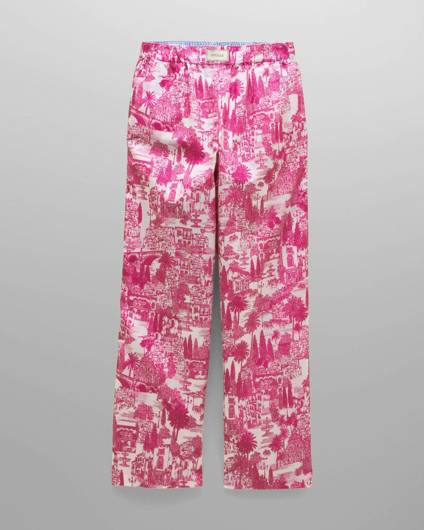Joules Hallie Womens Trousers - Pink Toile