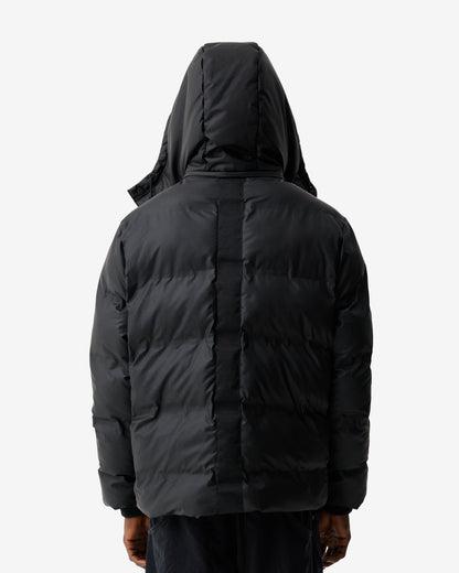 Hunter Wiley Mens PU Coated Puffer Jacket - Black