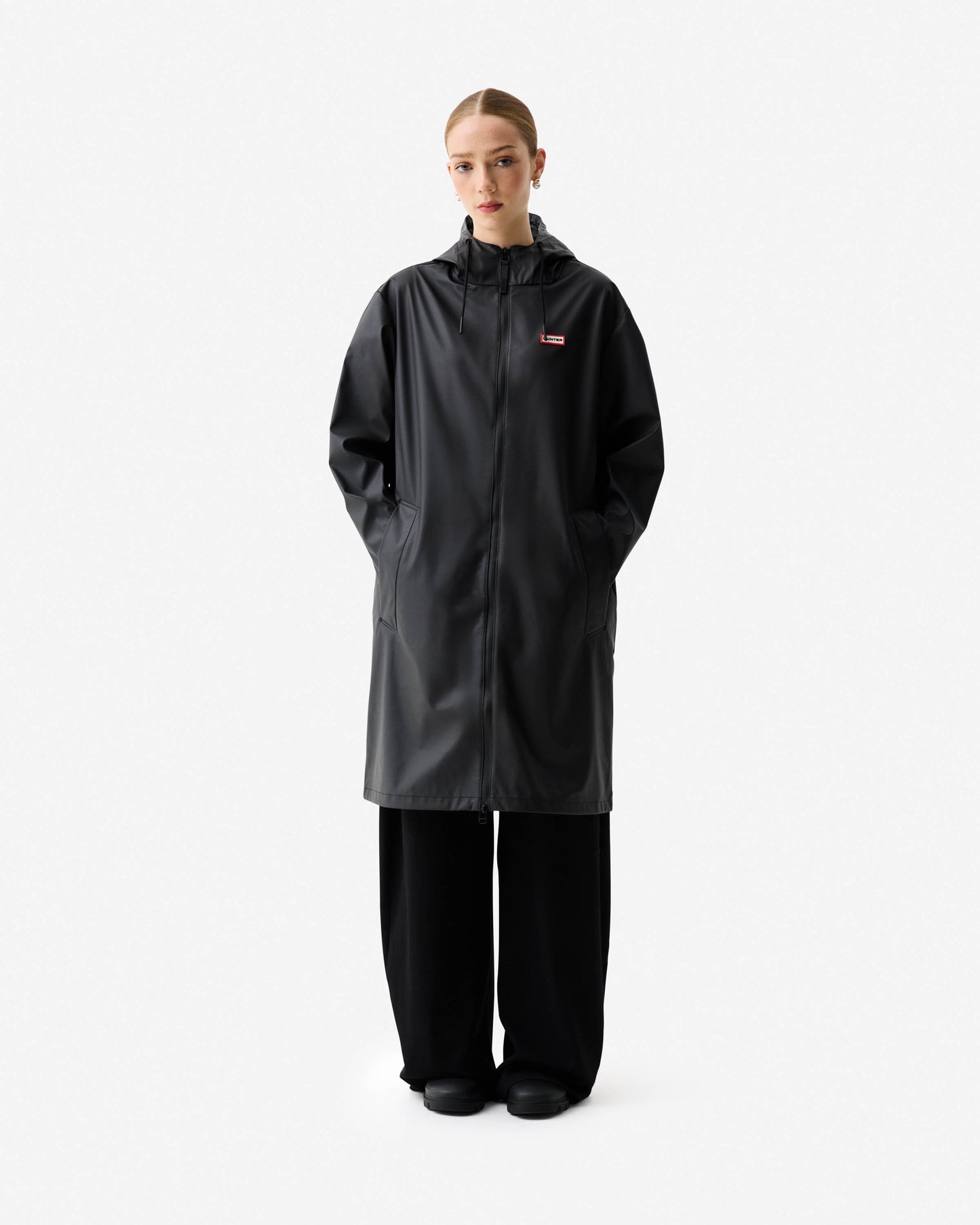 Hunter Andrea Unisex Rain Coat - Black