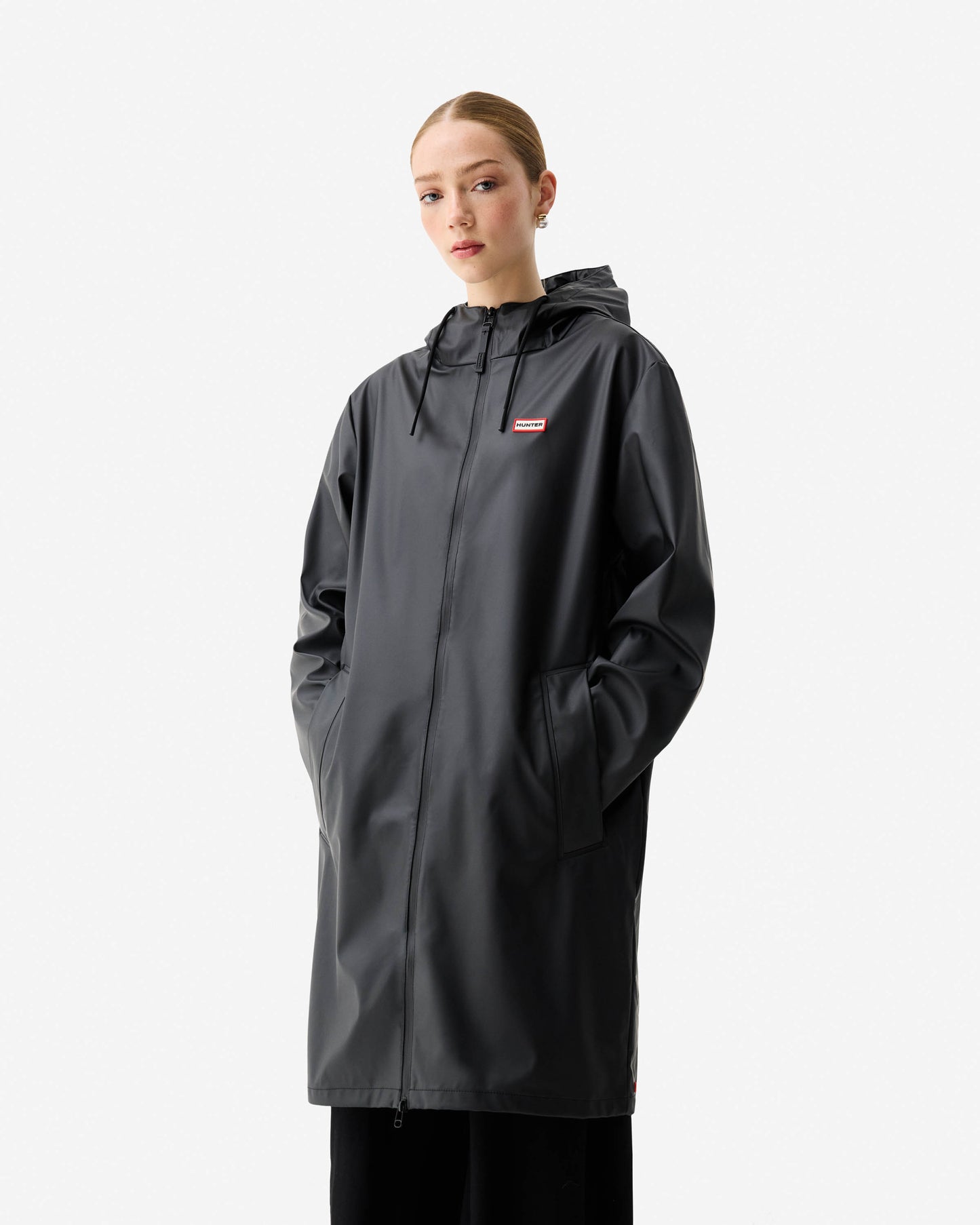 Hunter Andrea Unisex Rain Coat - Black