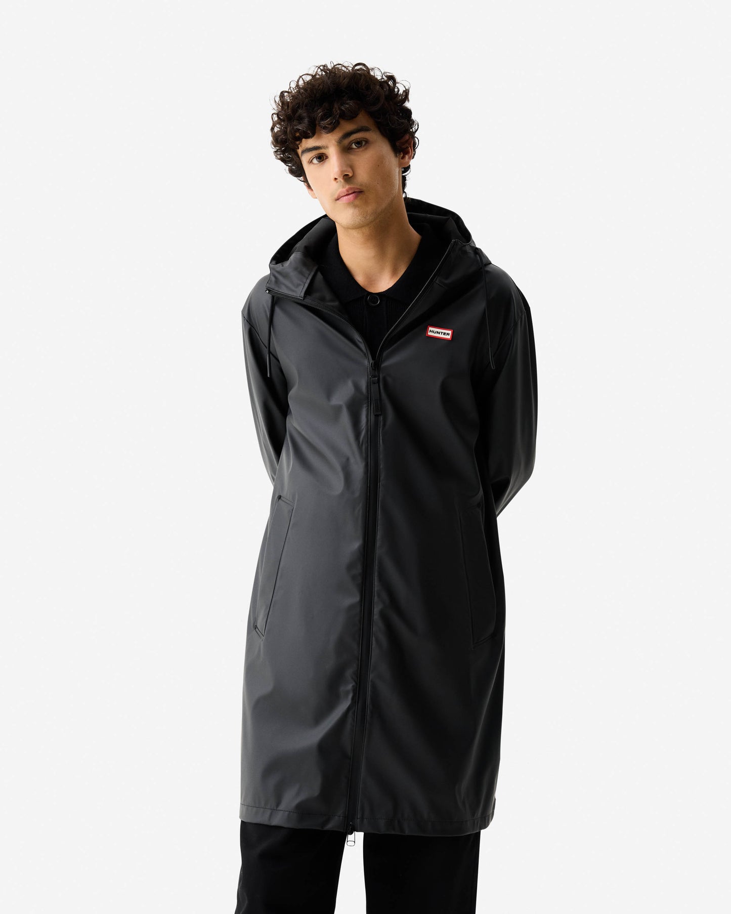 Hunter Andrea Unisex Rain Coat - Black