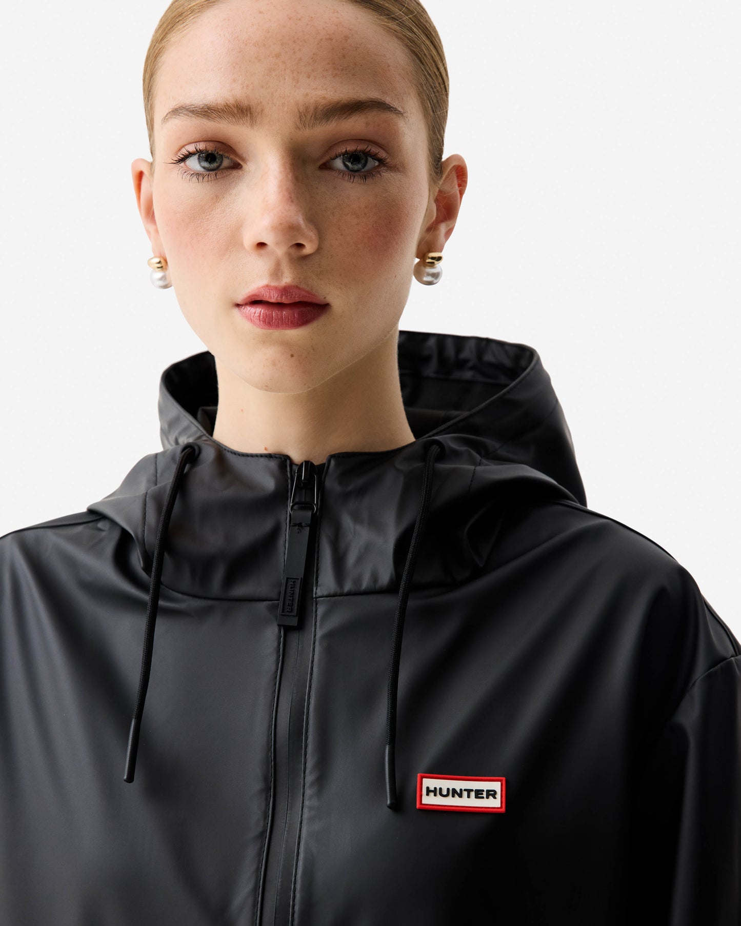 Hunter Andrea Unisex Rain Coat - Black