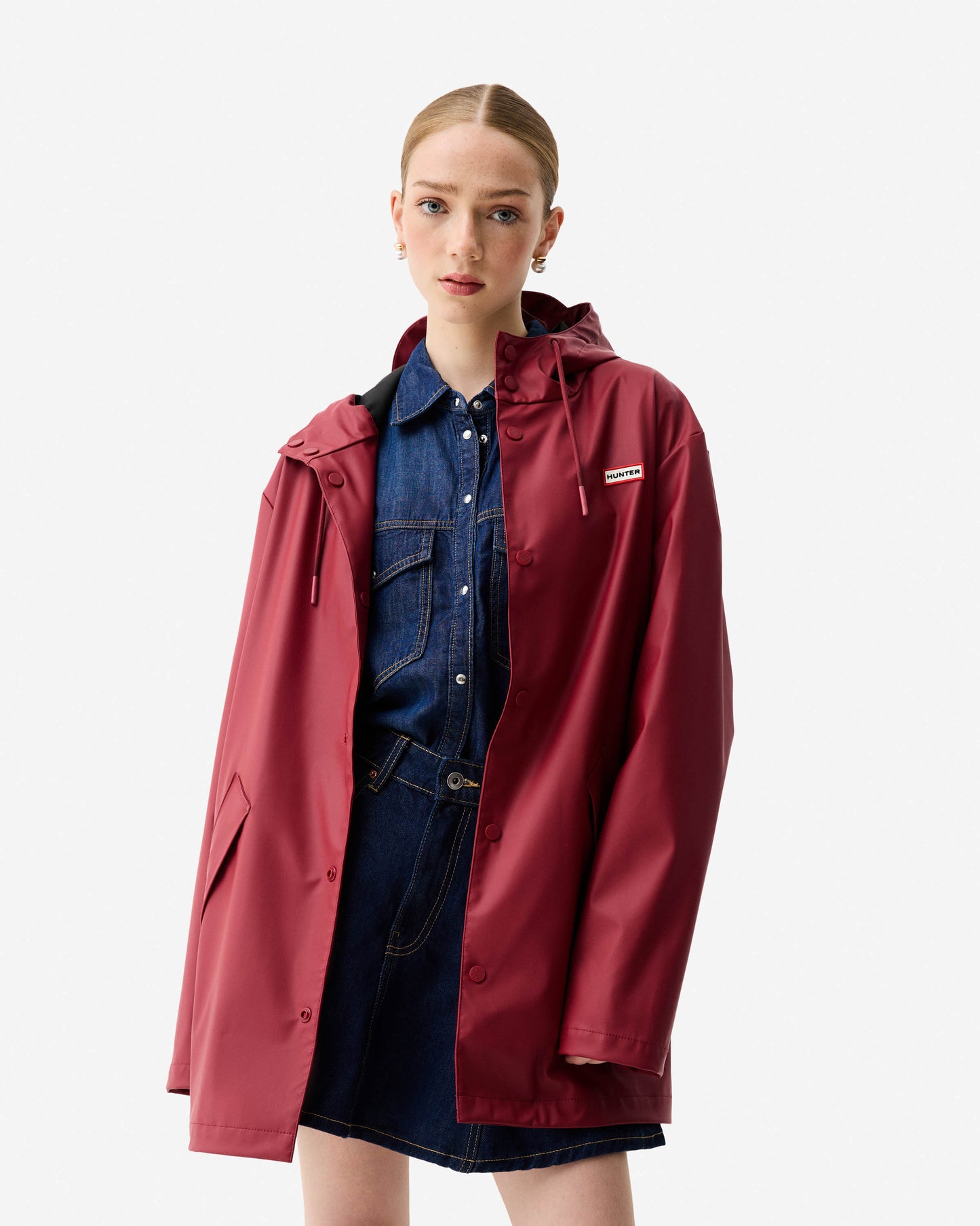 Hunter Jo Unisex Parka - Merlot
