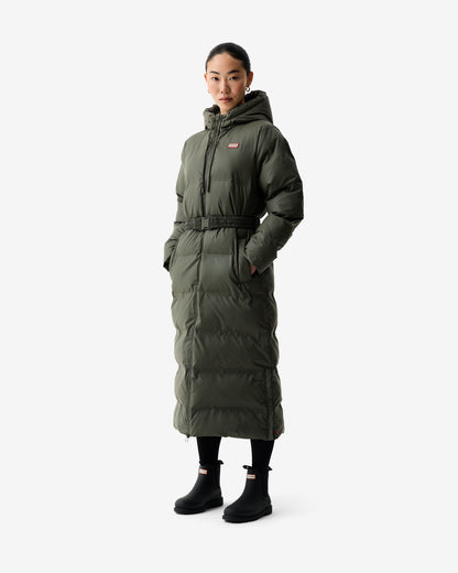 Hunter Hutchison Womens PU Coated Long Puffer Jacket - Kambaba