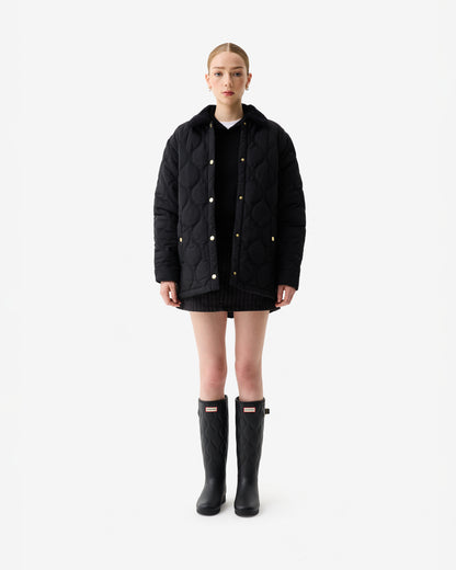 Hunter Witton Womens Quilted Jacket - Black