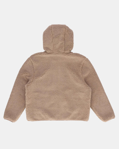 Hunter Bonelle Womens Borg Fleece Jacket - Warm Taupe