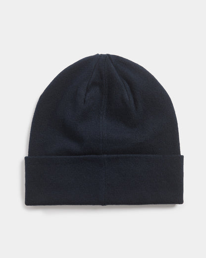 Lyle & Scott Cotton Merino Beanie - Z271 Dark Navy