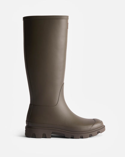 Hunter Unisex Downpour Tall Boot - Chocolate Brown
