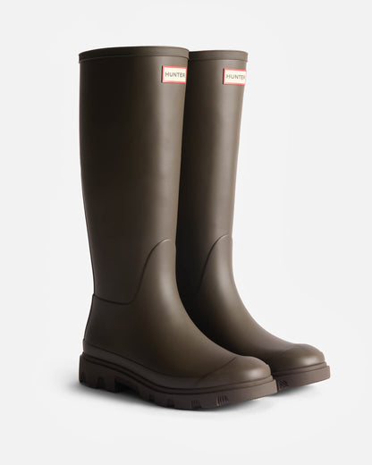 Hunter Unisex Downpour Tall Boot - Chocolate Brown